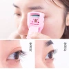 FZ Fangze Beginner Mini Eyelash Curler for Women Portable Eyelash Curler without eyelid curler Makeup Tool details Picture